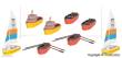 Kibri 39159 - Spur H0 Set Boote