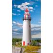 Kibri 39170 - Spur H0 Leuchtturm mit LED-Leuchtfeuer, Funktionsbausatz