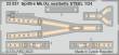 Eduard Accessories 23037 - 1:24 Spitfire Mk.IXc seatbelts STEEL 1/24 AIRFIX