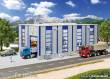 Kibri 39254 - H0 LKW Reparaturhalle, modern