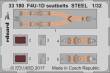 Eduard Accessories 33180 - F4U-1D seatbelts STEEL for Tamiya in 1:32