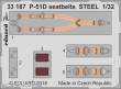 Eduard Accessories 33187 - P-51D seatbelts STEEL for Revell in 1:32