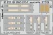 Eduard Accessories 33225 - Bf 110C-2/C-7 seatbelts STEEL for Revell in 1:32