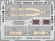 Eduard Accessories 33232 - P-51D interior late ser. 20-35 seatbelts STEEL f.Tamiya in 1:32