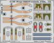 Eduard Accessories 33269 - Mirage 2000D/N seatbelts STEEL for Kitty Hawk in 1:32