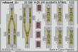 Eduard Accessories 33368 - A-20J/K seatbelts STEEL HKM