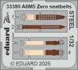 Eduard Accessories 33380 - A6M5 Zero seatbelts STEEL TAMIYA