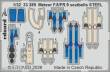 Eduard Accessories 33389 - Meteor F.8/FR.9 seatbelts STEEL for Revell