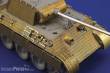 Eduard Accessories 35978 - Zimmerit Panther Ausf.A late für Dragon-Bausatz 6358 in 1:35