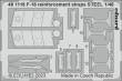 Eduard Accessories 481118 - 1:48 F-16 reinforcement straps STEEL 1/48 KINETIC