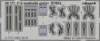 Eduard Accessories 49111 - F-4 seatbelts green STEEL in 1:48