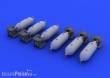 Eduard Accessories 672038 - 1:72 US 250Ib bombs