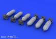 Eduard Accessories 672039 - US 500Ib bombs in 1:72