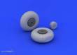 Eduard Accessories 632065 - Mosquito Mk.VI wheels for Tamiya in 1:32
