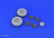 Eduard Accessories 632065 - Mosquito Mk.VI wheels for Tamiya in 1:32