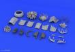 Eduard Accessories 672088 - Fw 190A-8 engine& fuselage guns f.Eduard in 1:72