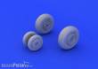 Eduard Accessories 672090 - MiG-29 wheels for Trumpeter in 1:72