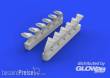 Eduard Accessories 672110 - Spitfire exhaust stacks-fishtail f.Eduar in 1:72