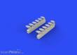 Eduard Accessories 672110 - Spitfire exhaust stacks-fishtail f.Eduar in 1:72