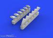 Eduard Accessories 672110 - Spitfire exhaust stacks-fishtail f.Eduar in 1:72
