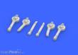 Eduard Accessories 672133 - B-17G turbochargers for Airfix in 1:72