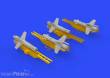 Eduard Accessories 672144 - Falanga 9M17P missiles in 1:72