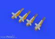 Eduard Accessories 672144 - Falanga 9M17P missiles in 1:72