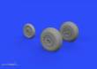 Eduard Accessories 672159 - Me 262 wheels for Airfix in 1:72