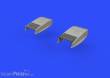 Eduard Accessories 672173 - Spitfire mk.VIII/IX/XVI radiator fairing for Eduard in 1:72