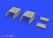 Eduard Accessories 672173 - Spitfire mk.VIII/IX/XVI radiator fairing for Eduard in 1:72