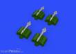 Eduard Accessories 672178 - B-24 turbochargers f.Eduard,Hasegawa in 1:72