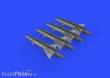 Eduard Accessories 672191 - RS-2US missiles for MiG-21 for Eduard in 1:72