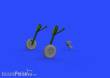Eduard Accessories 672203 - F6F wheels for Eduard in 1:72