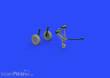 Eduard Accessories 672204 - F4U wheels for Tamiya in 1:72