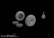 Eduard Accessories 672221 - P-47D wheels for Tamiya in 1:72