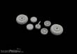 Eduard Accessories 672221 - P-47D wheels for Tamiya in 1:72