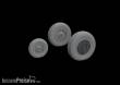 Eduard Accessories 672229 - Buccaneer S.2C wheels for Airfix in 1:72