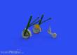 Eduard Accessories 672247 - Z-37A wheels for Eduard in 1:72