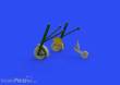 Eduard Accessories 672247 - Z-37A wheels for Eduard in 1:72