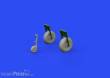 Eduard Accessories 672251 - Beaufort Mk.I wheels for Airfix in 1:72