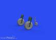 Eduard Accessories 672251 - Beaufort Mk.I wheels for Airfix in 1:72