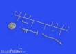 Eduard Accessories 672253 - Z-37A spraying booms 1/72 for EDUARD in 1:72