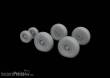 Eduard Accessories 672263 - C-130 wheels 1/72 for ZVEZDA in 1:72