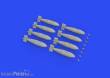 Eduard Accessories 672276 - 1:72 British 1000lb free fall bombs