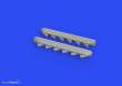 Eduard Accessories 672280 - P-51B/C exhausts stacks w/fairing PRINT for ARMA HOBBY