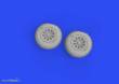 Eduard Accessories 672282 - P-51B/C wheels diamond tread for ARMA HOBBY
