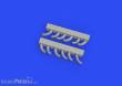 Eduard Accessories 672286 - 1:72 Fw 190D exhaust stacks PRINT 1/72
