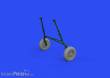 Eduard Accessories 672299 - 1:72 F4F wheels late PRINT for ARMA HOBBY