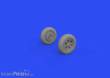 Eduard Accessories 672299 - 1:72 F4F wheels late PRINT for ARMA HOBBY