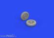 Eduard Accessories 672299 - 1:72 F4F wheels late PRINT for ARMA HOBBY